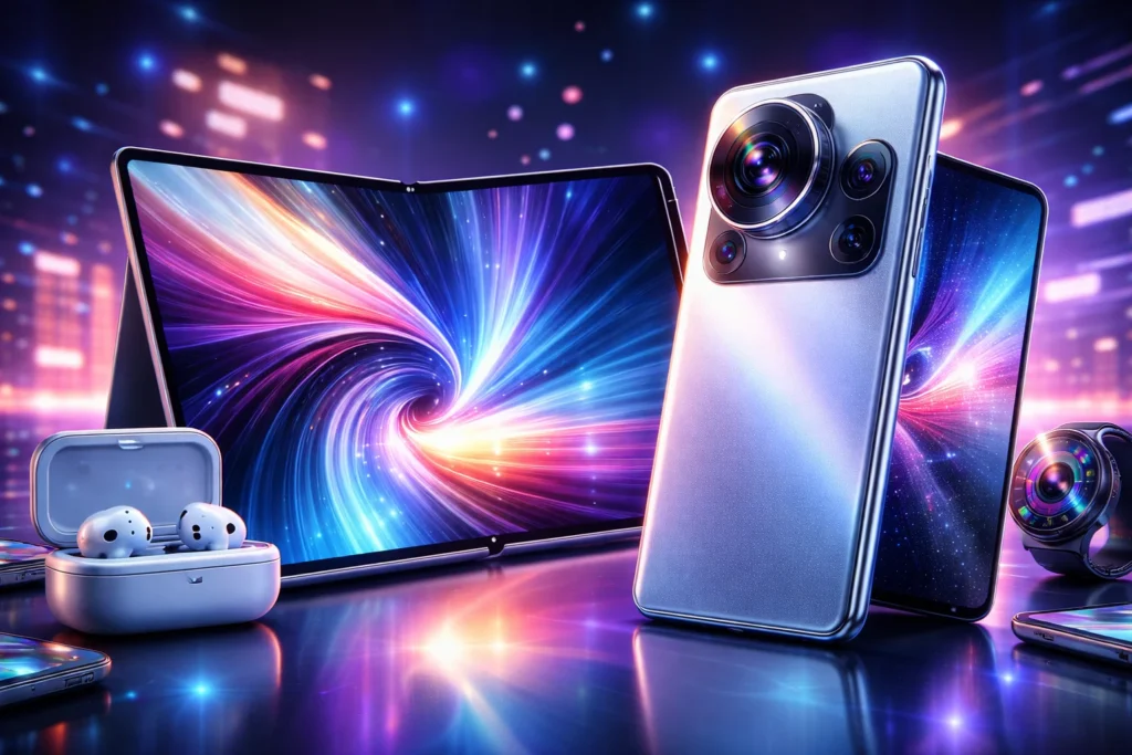 April 2026 Gadget Trends Camera Phones & Foldables Rise