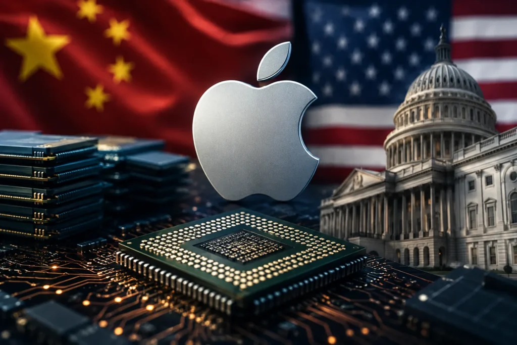Apple China Chips Bet Puts US Approval in Focus